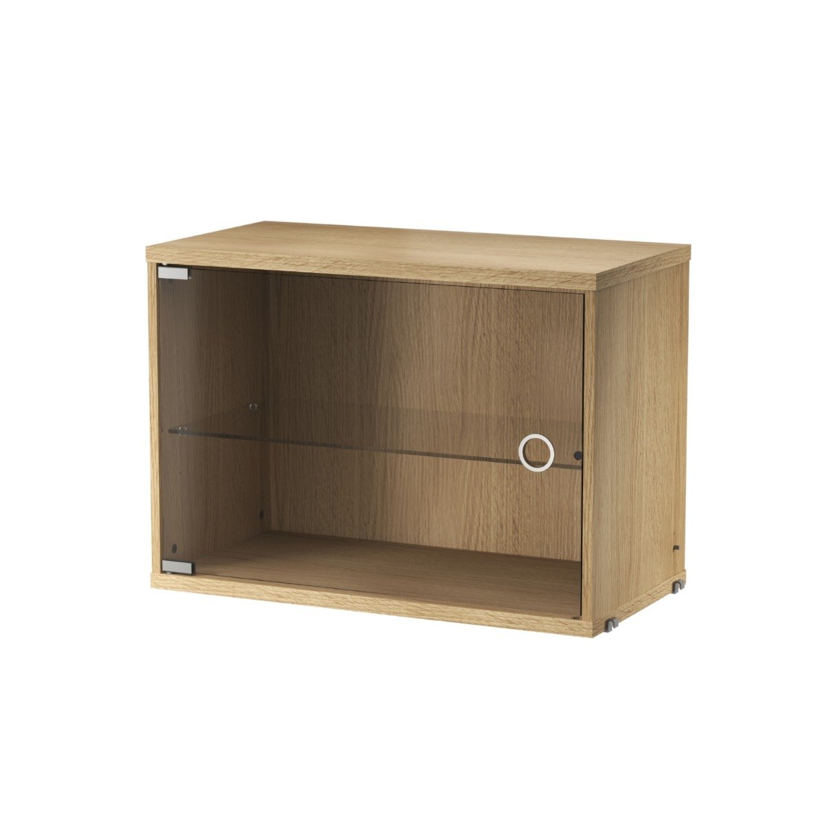 Skåp med glasdörr 58x30 Ek