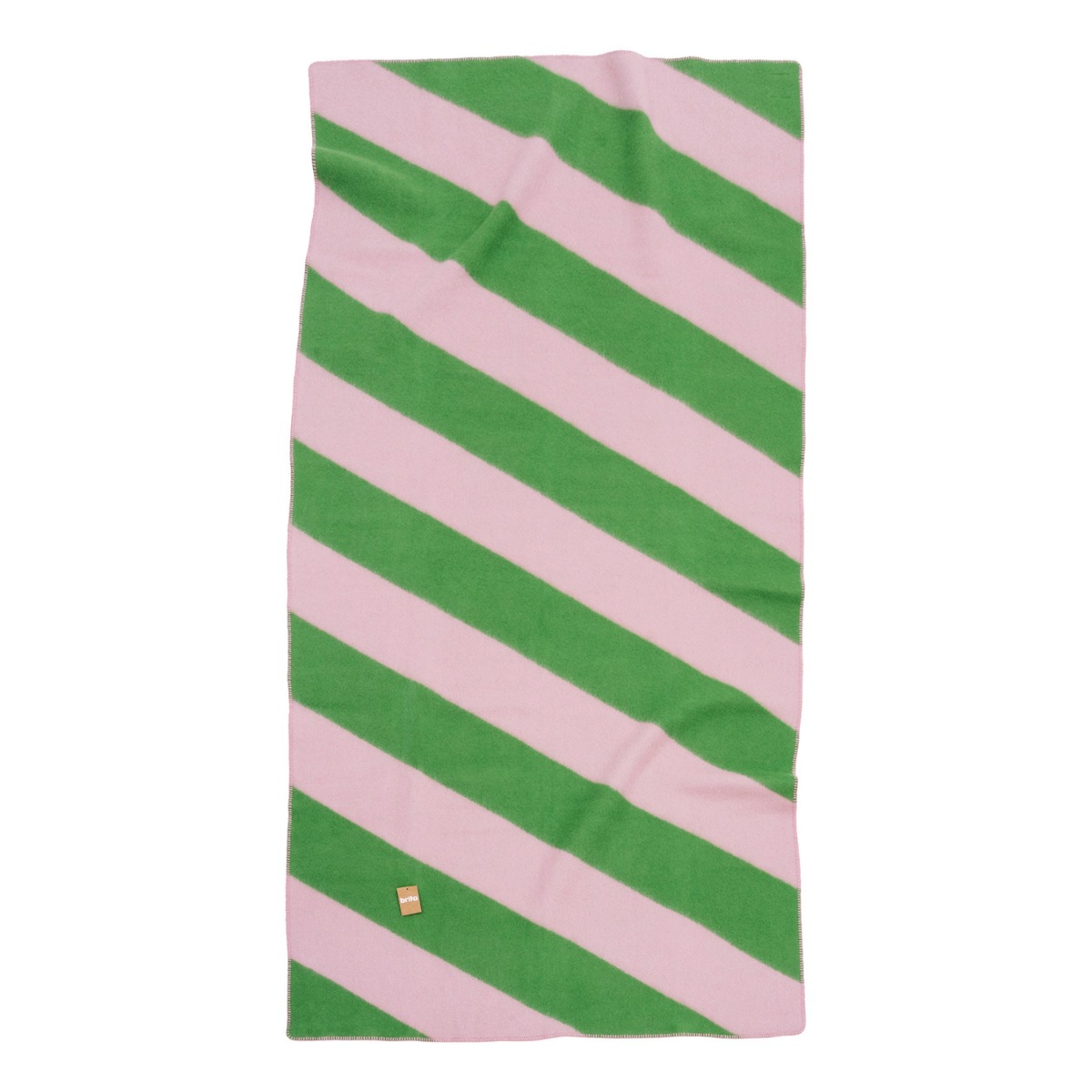 Pläd Minola 130x260 Rosa /Grön