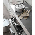 Metallhyllplan Hög 78x30 svart