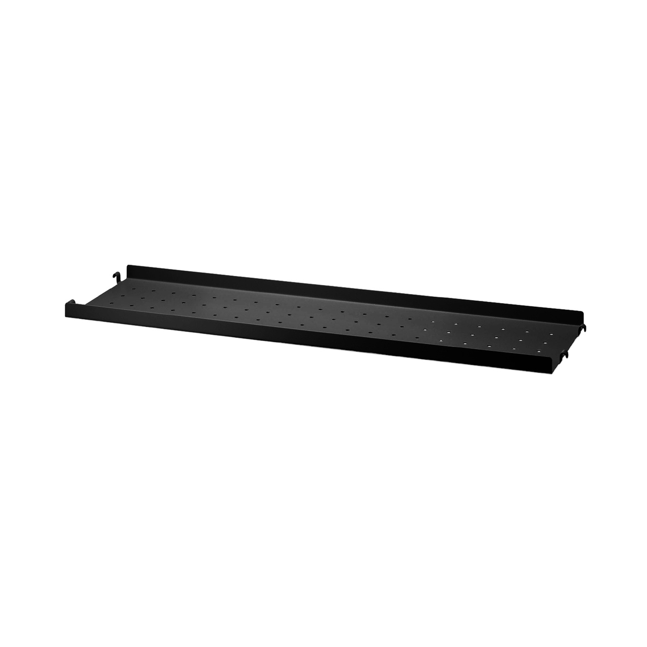 Metalhylde, lav, 58x20, sort