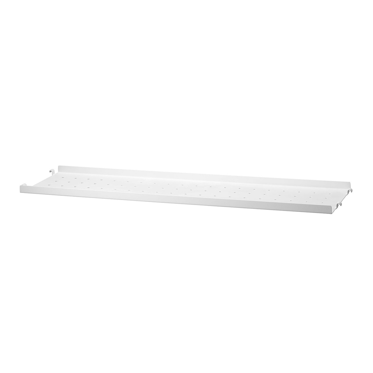 Matala metallihylly 78x20 valkoinen
