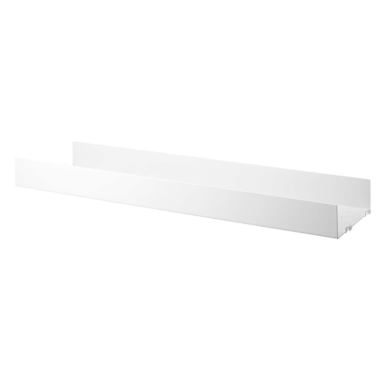 Metallhyllplan Hög 78x20 vit