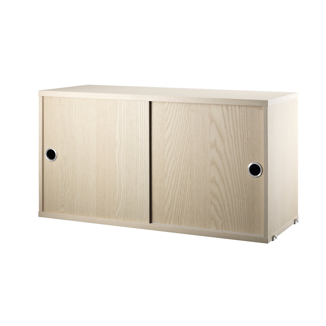 Cabinet with sliding doors 78x30x42 ash