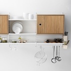 Schrank mit Tür 58 x 30 x 42 cm Eiche