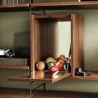 Snaps Cabinet 28x38x30 Walnut