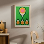 Poster Bird´s 1967 - no.2 Grön