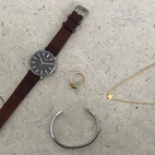 Armbåndsur Lee 38 mm Mørkebrun
