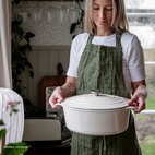 Gjutjärnsgryta Granberg oval 6L Cream