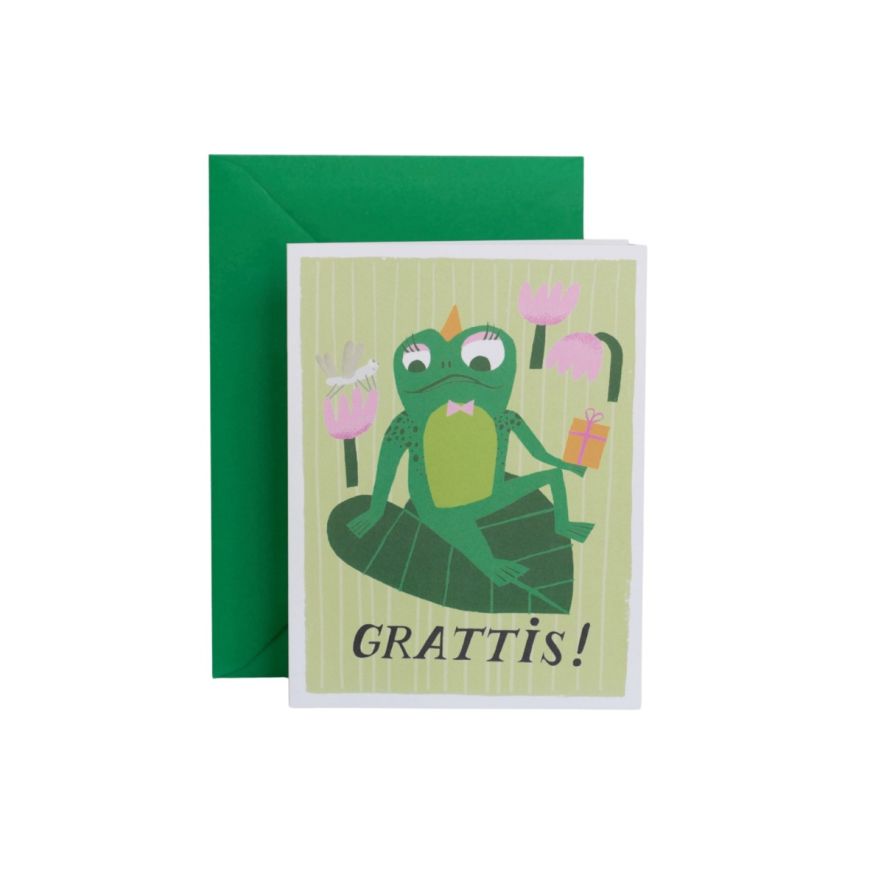 "Congratulations Frog" Card