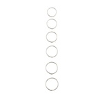 Ring enkel silver 18-19 mm