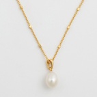 Halsband Treasure Single Pearl