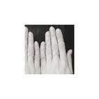 Crossed silver ring 14-15 mm
