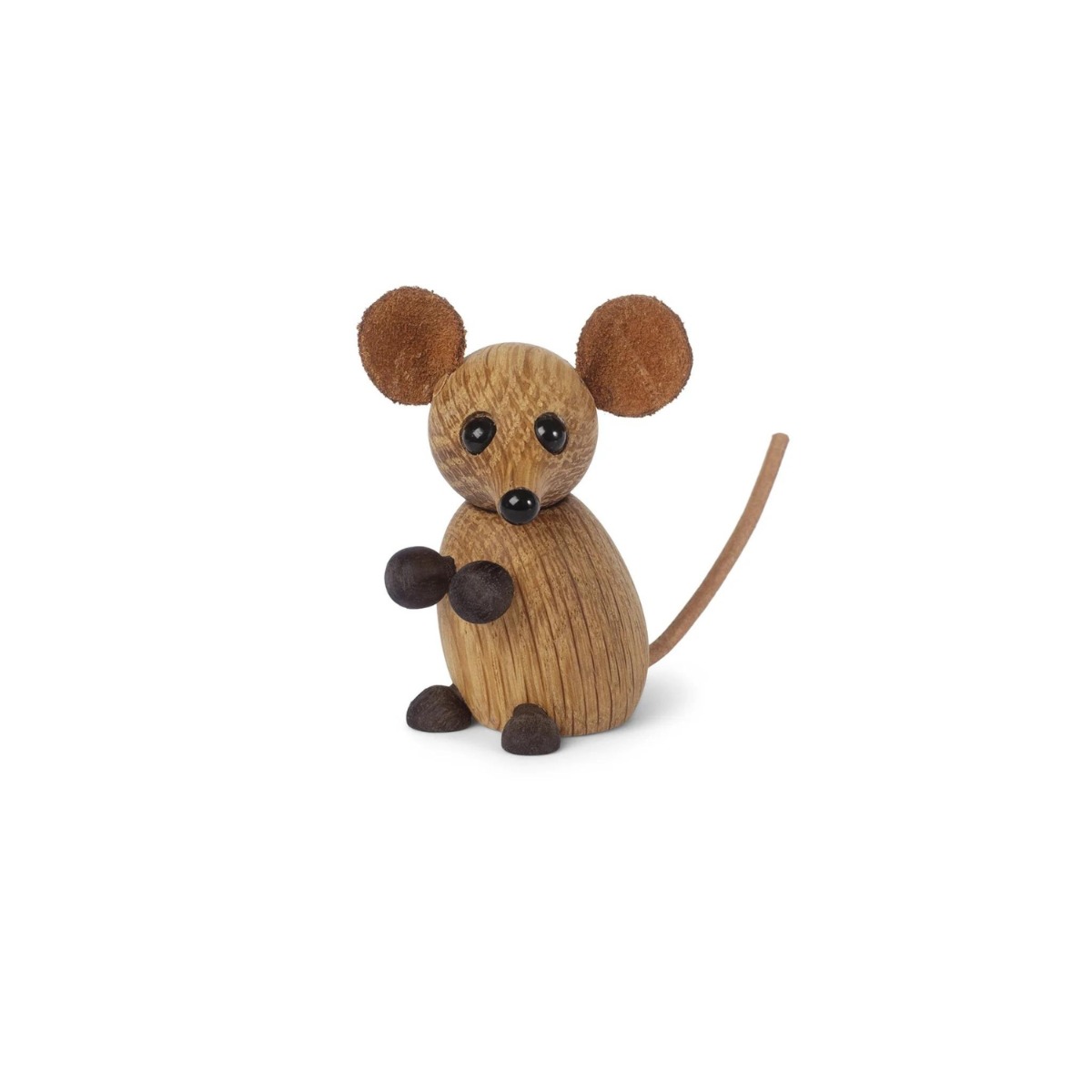 Holzfigur „The City Mouse“ 6,7 cm Eiche