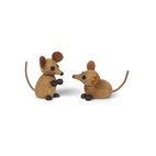 Holzfigur „The City Mouse“ 6,7 cm Eiche