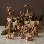 Holzfigur „The City Mouse“ 6,7 cm Eiche