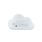Klocka - Digital Cloud Alarm clock Vit