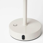 Bordslampa uppladdningsbar Ebba Vit