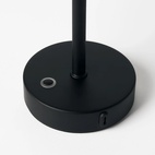 Bordslampa uppladdningsbar Ebba Svart