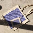 Tote bag Designtorget Rand Blå