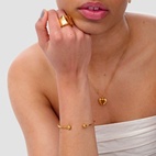 Armband Strict Plain Ball Guld -
