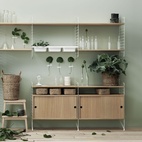 Liukuovinen kaappi 78x20x37 tammi