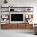 Shelf 78x30 3-pack walnut