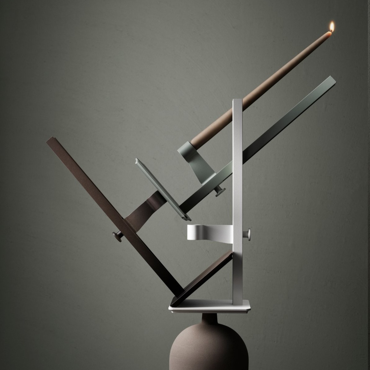Ljusstake Museum 40x15x13cm