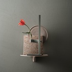 Ljusstake Museum 40x15x13cm Grön