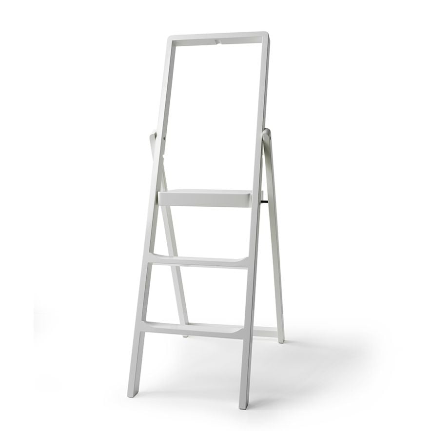 Stige Step hvid/bejdset