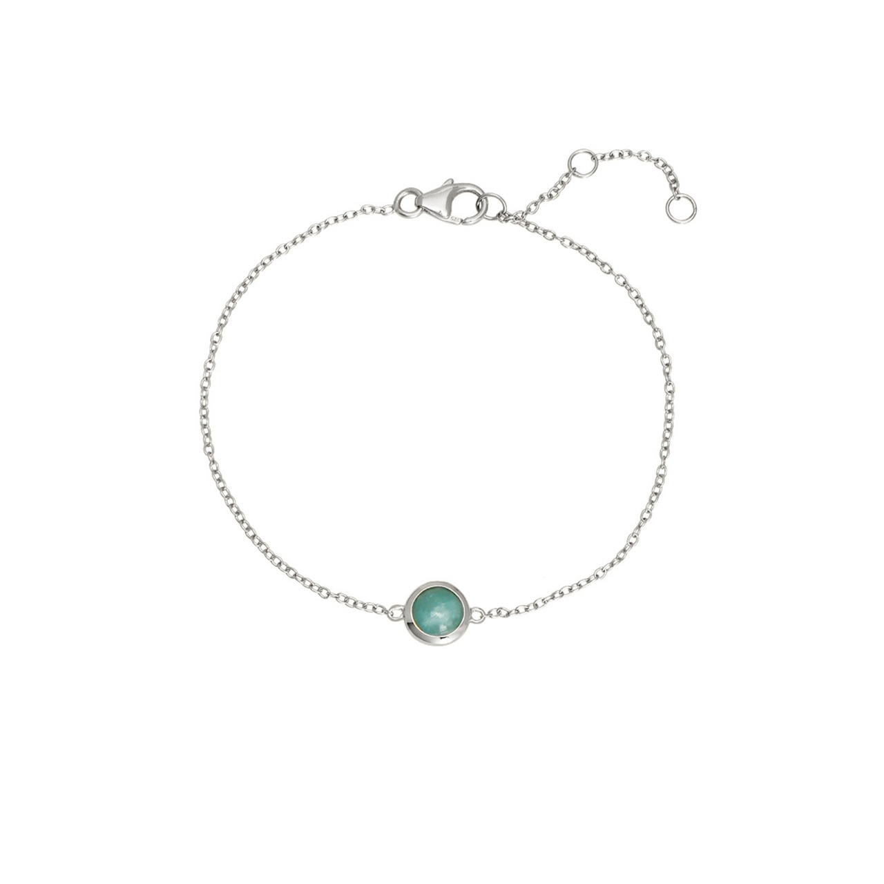 Dear Silver Turquoise Bracelet