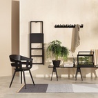 Step-stige, sort/bejdset