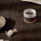 Låga glas Ripple 4-P Frostad