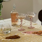 Champagnecoupe Spiral 2 st Rosa