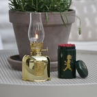 Petroleumlampe, guld