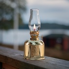 Petroleumlampe, guld