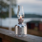 Kerosinlampe Silber