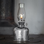 Kerosinlampe Silber