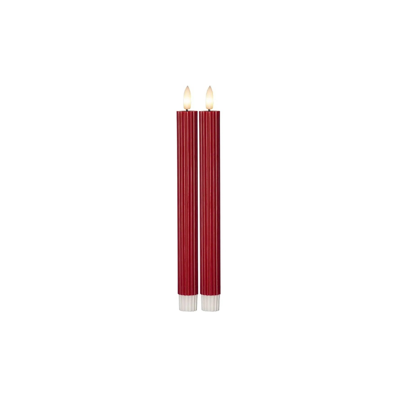 Antikljus LED 2-Pack Röd