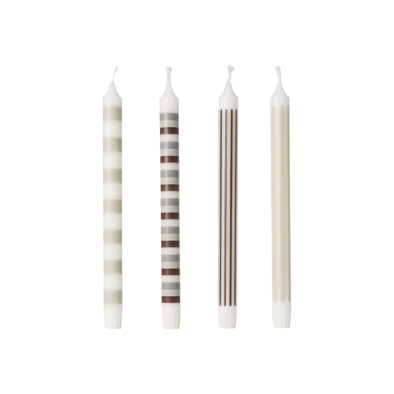 Kronljus Randiga 4-pack