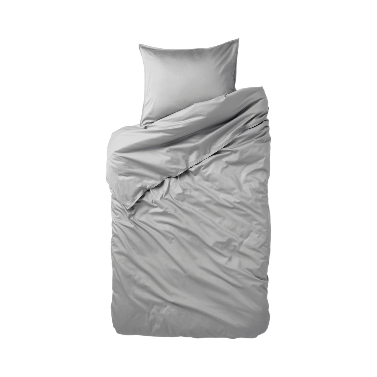 Bäddset Vide Satin 150x210cm Mörkgrå