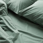 Vide Percale -vuodevaatteet 150x210 cm, tummanvihreä