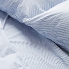 Sengetøjssæt Vide Percale 150x210 cm Blå/Hvid