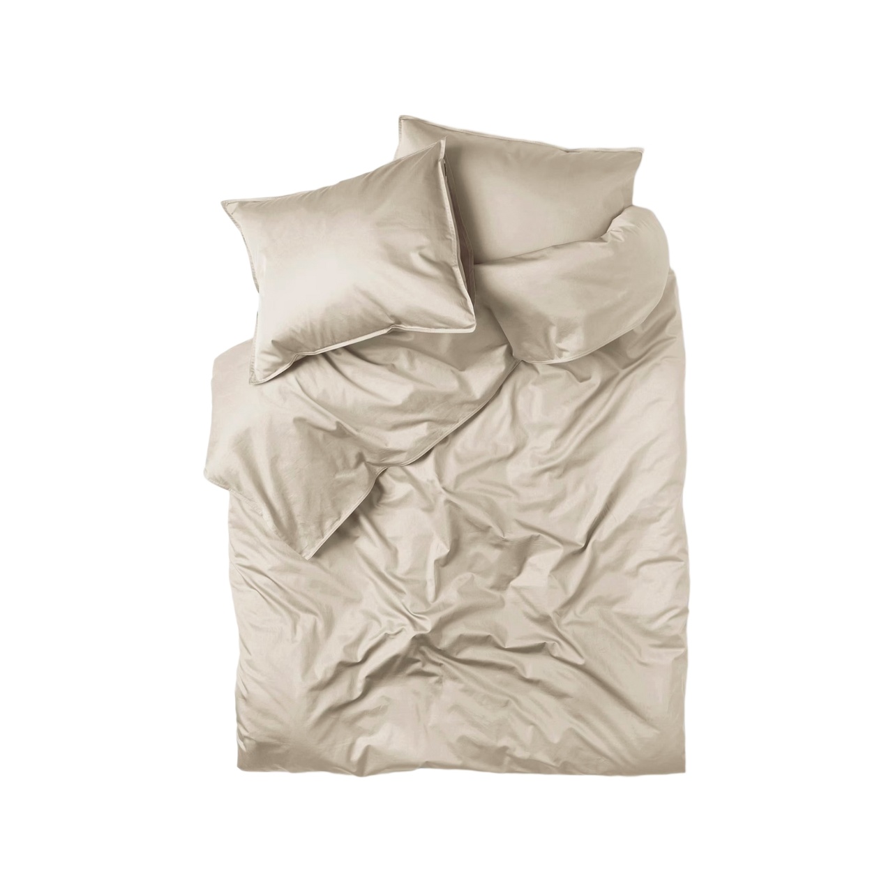 Bäddset Vide Satin 220x210cm Beige