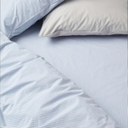 Bäddset Vide Percale 220x210cm Blå/Vit