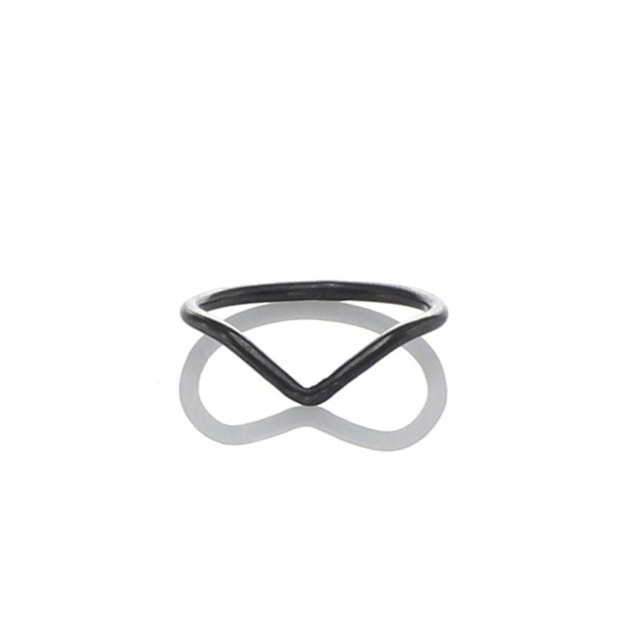 Ring Chevron oxiderad 13 mm