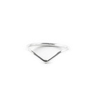 Ring Chevron silver 18 mm