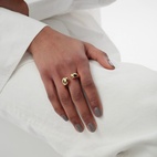 Ring Bolded Drops Guld