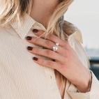 Ring Bolded Drops Silver