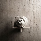 Museum-hylde, beige