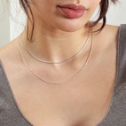 Sheer Station Silver Necklace